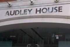 Audley House Stainless Steel Letters 04