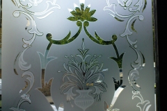 floral frosting Window design 01
