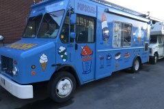 Hand-painted ice cream truck.