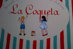 La Coqueta, hanging sign, London 2011